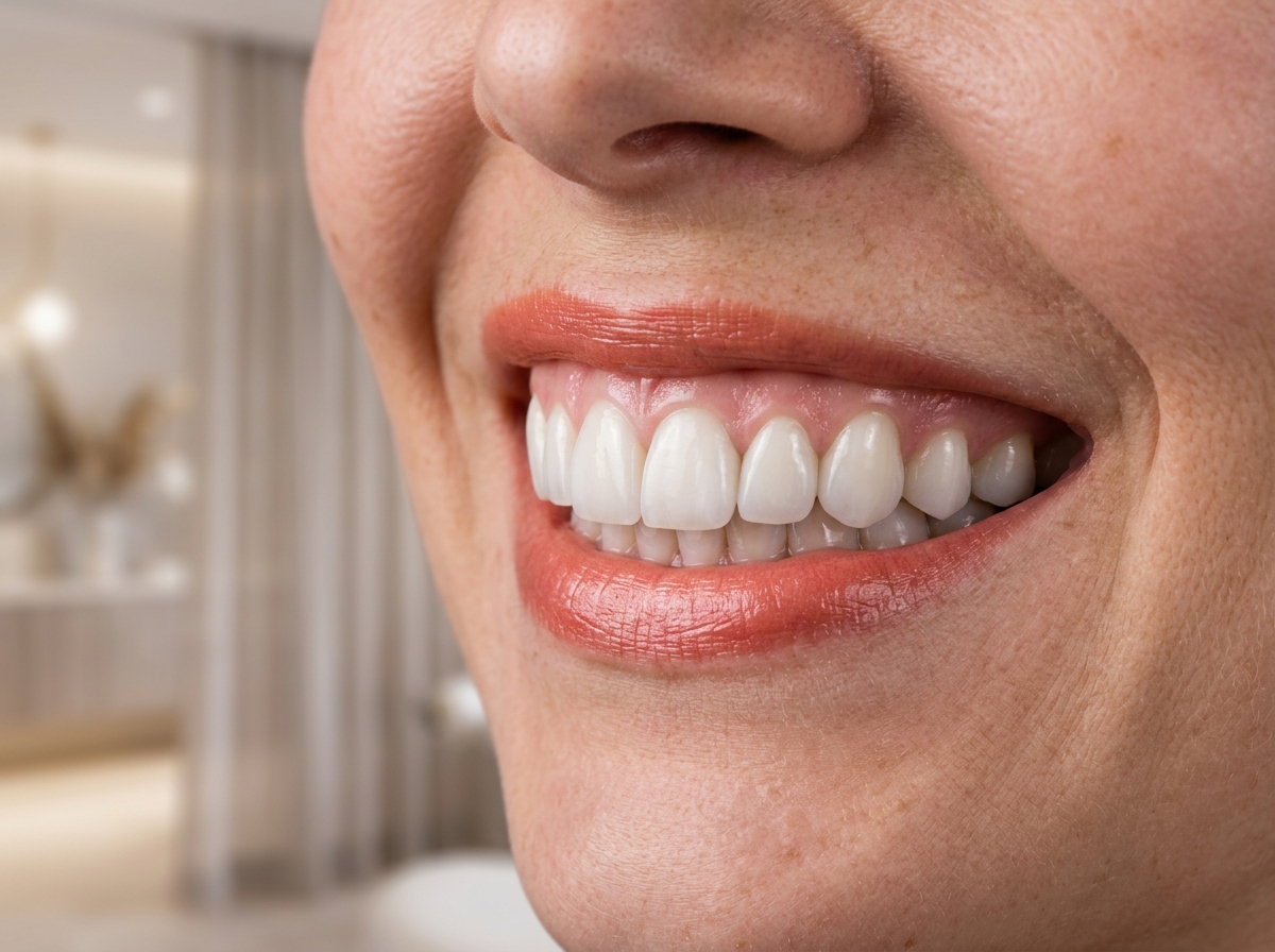 Sonrası - Hollywood Smile E-Max Cam Seramik Restorasyonu